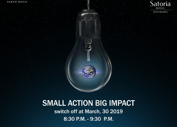 Earth Hour di Satoria Hotel Yogyakarta